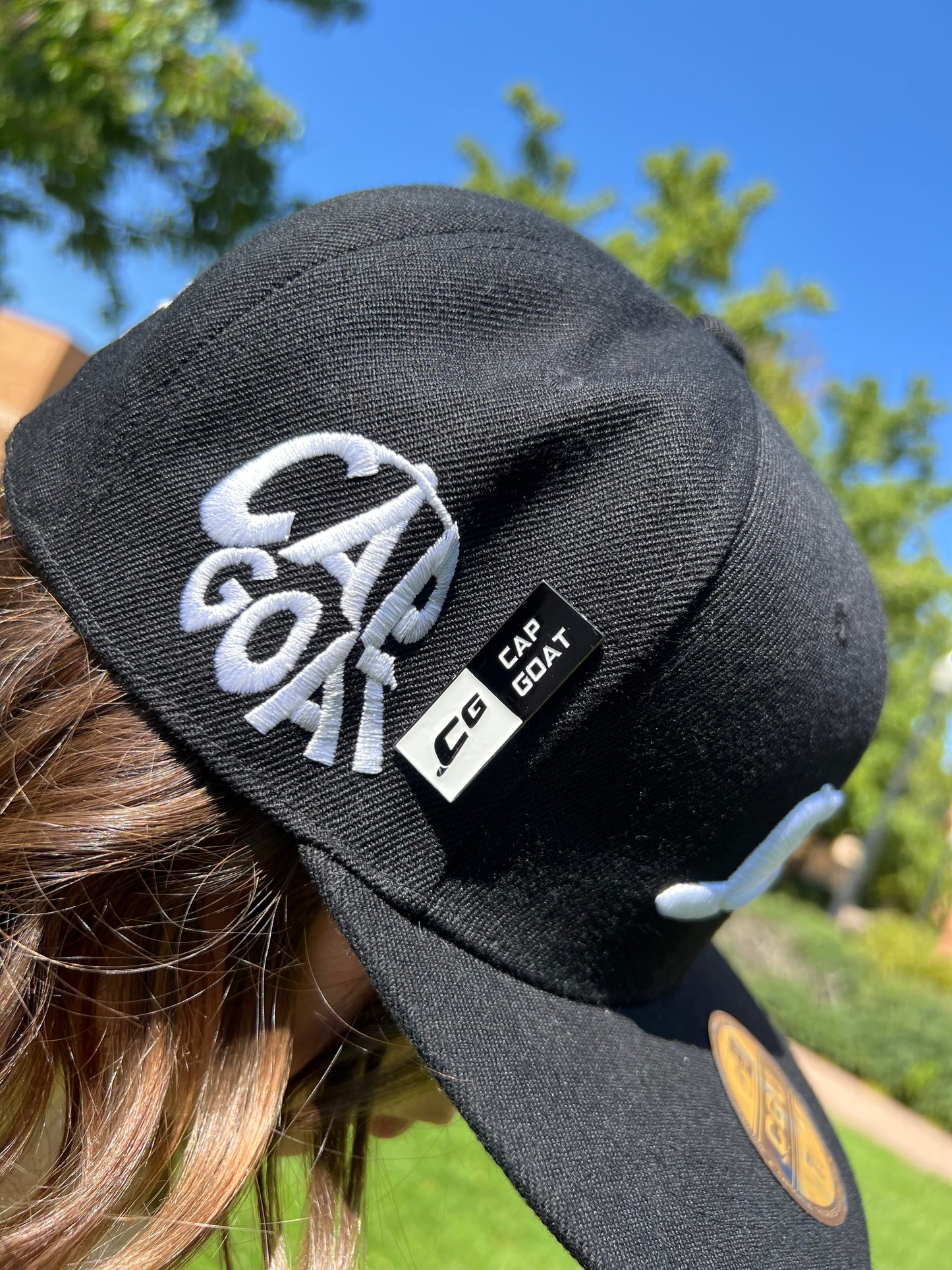Cap Goat hat pin